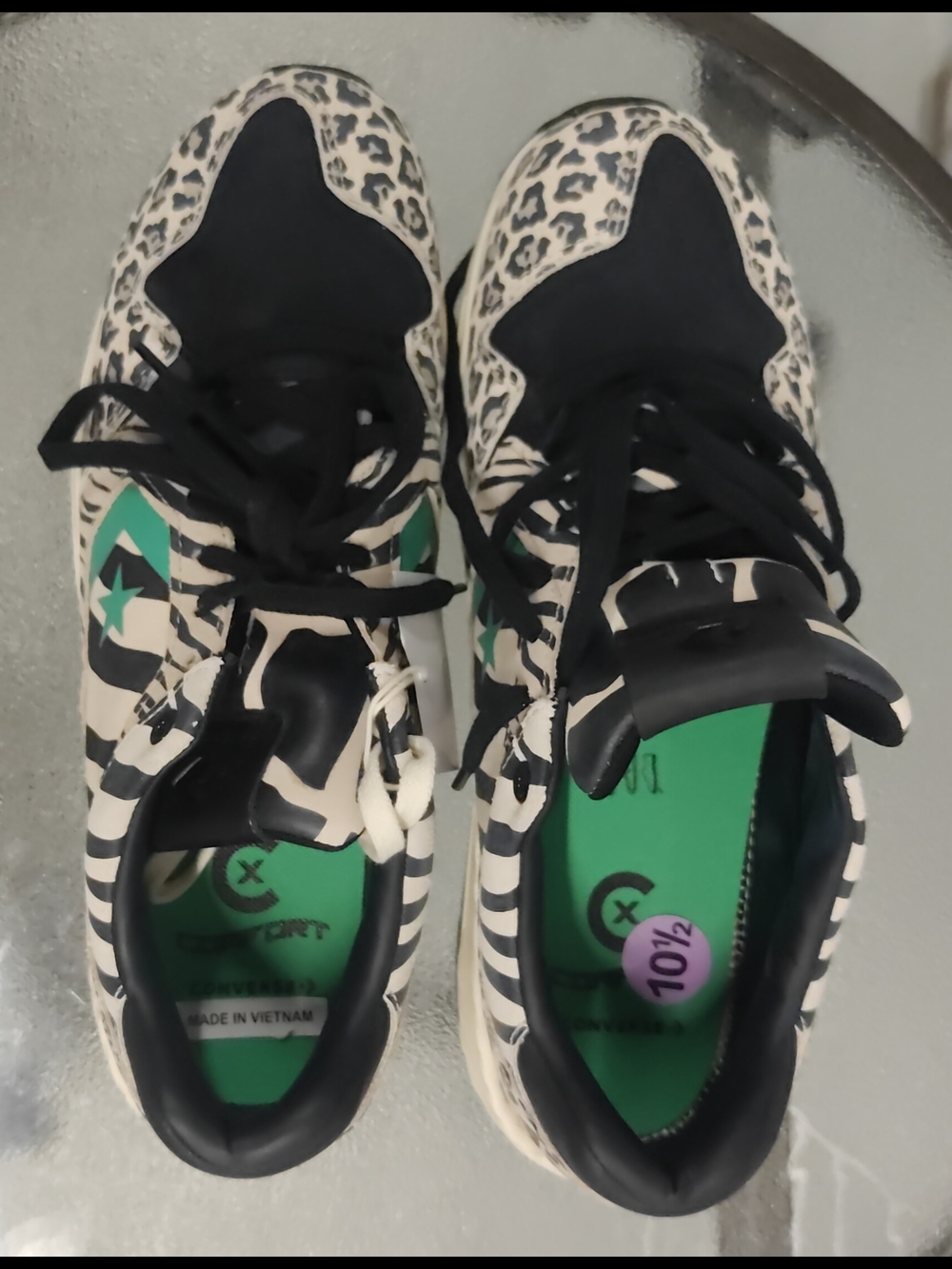 Converse Wave Trainer Leopard Size Men's 10.5/Women's 12 - Picture 7 of 10